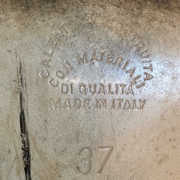 Leather Evidenzia! Denim blue booties made in Italy sz 37 sz 7 US lamb skin - Picture 13 of 13